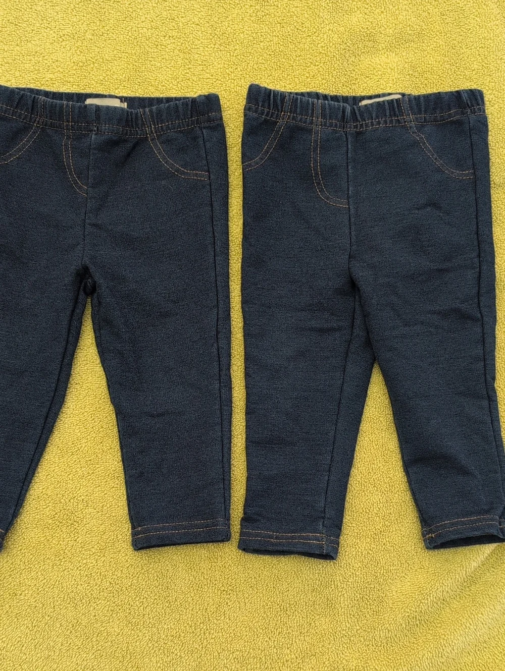 Primark Navy Kids Pull-On Jegging Leggings - Twin Pack